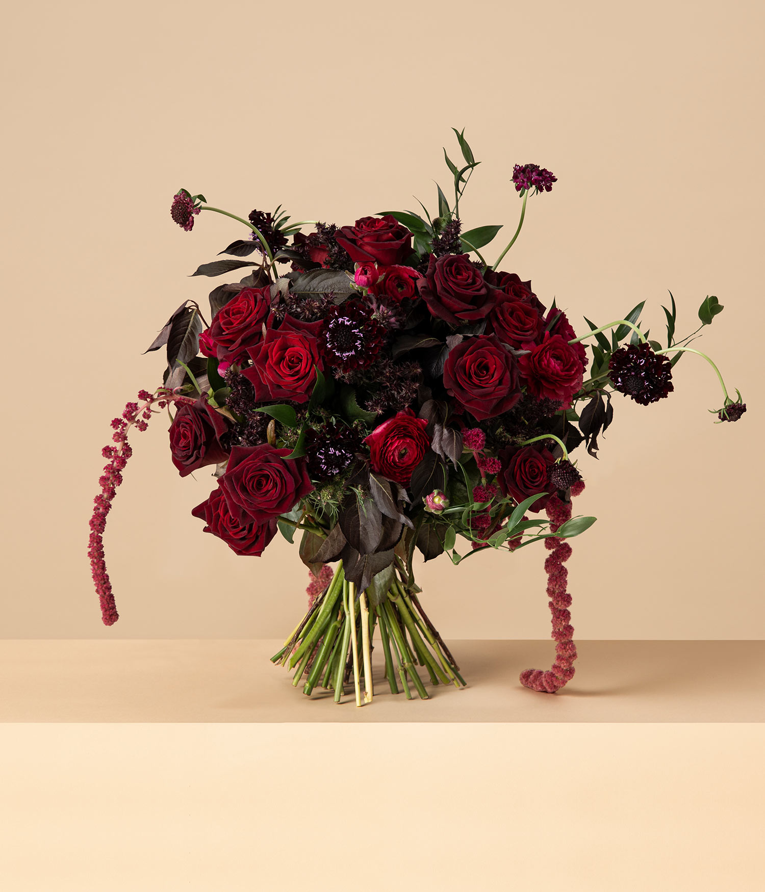 Rose Noir red rose Flower Bouquet by flannel flowers florist